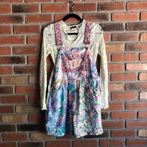 ADORBS 90’s Coveralls Overalls Floral One ofa Kind